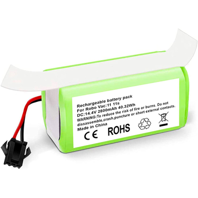 RoboVac ভ্যাকুয়াম ক্লিনার লিথিয়াম ব্যাটারি 11S 15C 15T 14.4V 2800mAh লি আয়ন ব্যাটারি