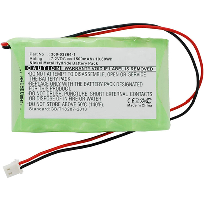 Ni-MH ভ্যাকুয়াম ক্লিনার লিথিয়াম ব্যাটারি 1500mAh 7.2V লি আয়ন ব্যাটারি 300-03864-1