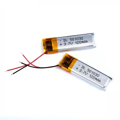120mAh লিথিয়াম পলিমার ব্যাটারি 0.12A ব্লুটুথ হেডসেট রিচার্জেবল ব্যাটারি 1S1P