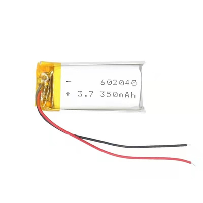350mAh 3.7v লিথিয়াম পলিমার ব্যাটারি 0.35A লিথিয়াম আয়ন রিচার্জেবল ব্যাটারি সেল