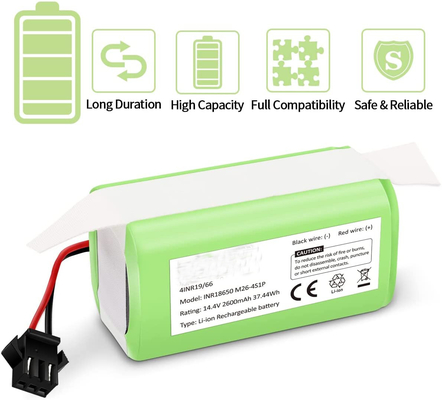 Ecovacs Deebot 2600mAh লিথিয়াম আয়ন ব্যাটারি 14.4V রিচার্জেবল ব্যাটারি N79S