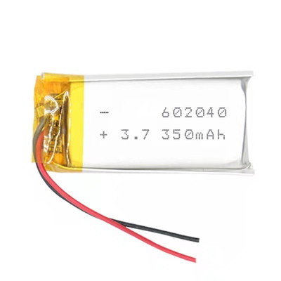 সাদা 400mah 3.7v 350mah লি আয়ন ব্যাটারি রিচার্জেবল লি পলিমার ব্যাটারি