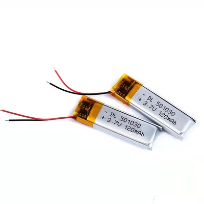 120mAh লিথিয়াম পলিমার ব্যাটারি 0.12A ব্লুটুথ হেডসেট রিচার্জেবল ব্যাটারি 1S1P