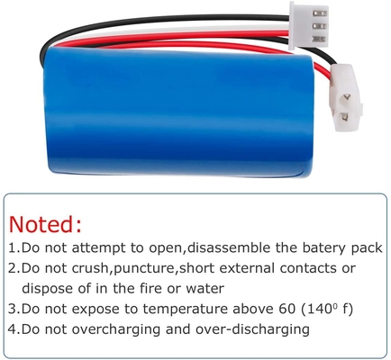 রিচার্জেবল 1300mah লি আয়ন ব্যাটারি NCM 7.4V লিথিয়াম আয়ন ব্যাটারি প্যাক ইউএন