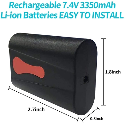 3.7V লিথিয়াম ব্যাটারি চালিত হিটার 7.7kg 7.4V উত্তপ্ত জ্যাকেট ব্যাটারি