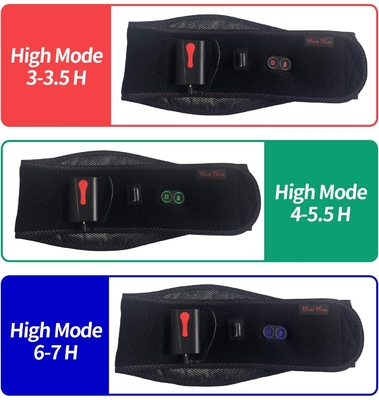 3.7V লিথিয়াম ব্যাটারি চালিত হিটার 7.7kg 7.4V উত্তপ্ত জ্যাকেট ব্যাটারি