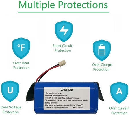 হোম অ্যাপ্লায়েন্সের জন্য NCM 14.4V ডিপ সাইকেল লিথিয়াম আয়ন ব্যাটারি প্যাক