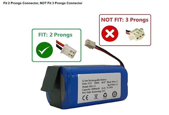 হোম অ্যাপ্লায়েন্সের জন্য NCM 14.4V ডিপ সাইকেল লিথিয়াম আয়ন ব্যাটারি প্যাক