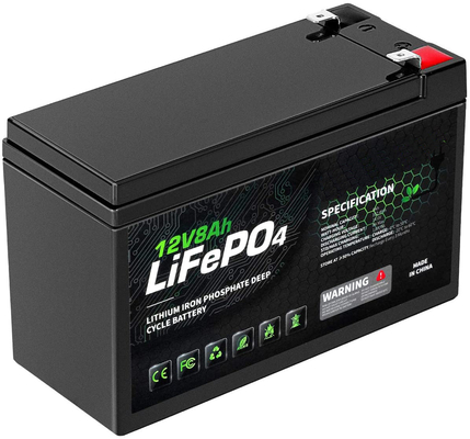 আরভি সোলার লিথিয়াম ফসফেট ব্যাটারি মেরিন 12V 8Ah লিড অ্যাসিড ব্যাটারি প্রতিস্থাপন