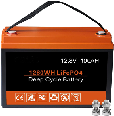 নলাকার 12Ah গভীর চক্র 12V LiFePO4 লিথিয়াম ব্যাটারি কাস্টমাইজেশন